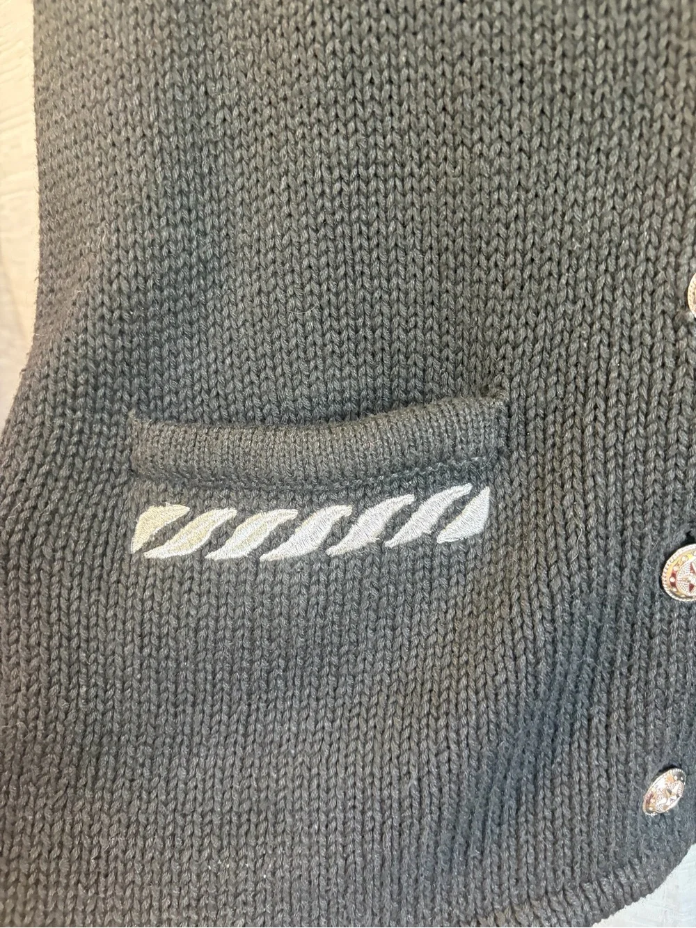 Maggie Lawrence knit vest- medium, nwt